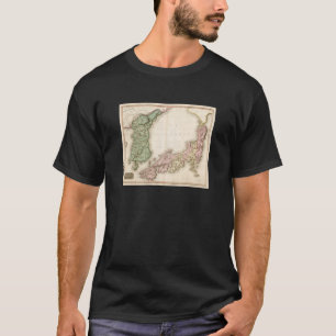 Vintage Japan & Korea Map 1809 T-Shirt
