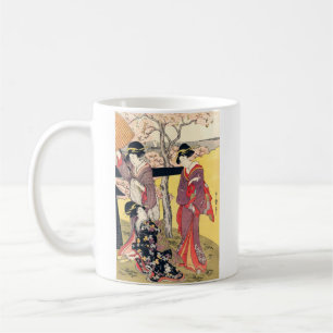 VINTAGE JAPANESE ART COFFEE MUG