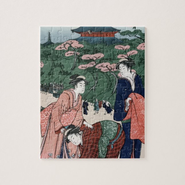 Vintage Japanese Art Jigsaw Puzzle (Vertical)