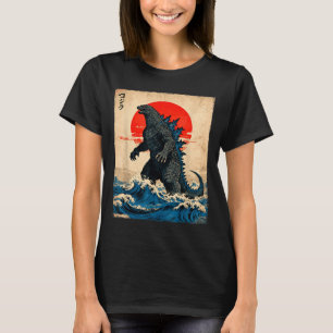 Vintage Japanese Art Kaiju Monster  T-Shirt