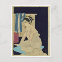 Vintage Japanese Art Postcard