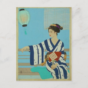 Vintage Japanese Art Postcard