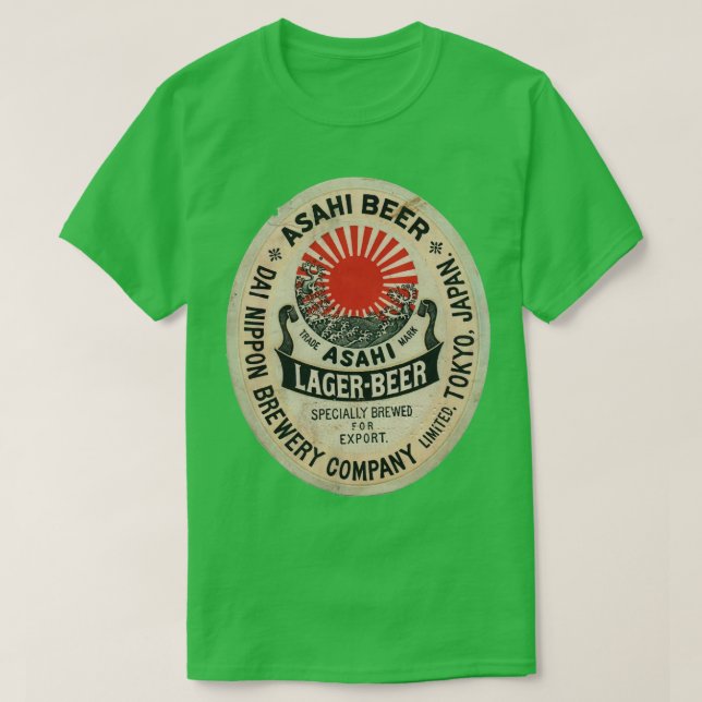 Vintage Japanese Beer T-Shirt (Design Front)