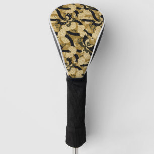 Vintage Japanese Butterfly G.A. Audsley Pattern Golf Head Cover
