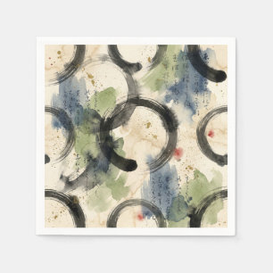 Vintage Japanese Calligraphy Art (3) Napkin