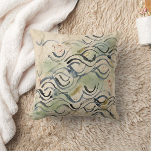 Vintage Japanese Calligraphy Art (6) Cushion