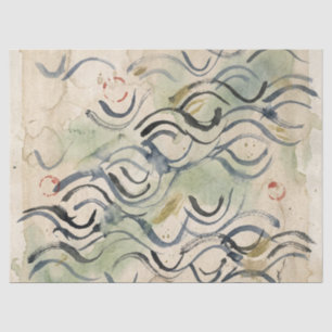 Vintage Japanese Calligraphy Art (6) Tissue Paper