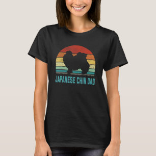 Vintage Japanese Chin Dad  Dog T-Shirt