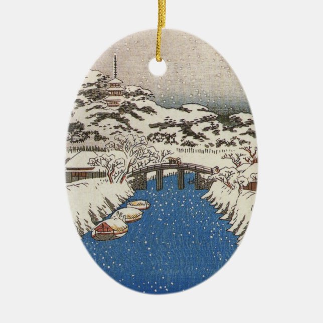 Vintage Japanese Crane Ornament (Front)