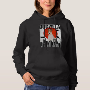 Vintage Japanese Dogzilla Wire Fox Terrier Hoodie
