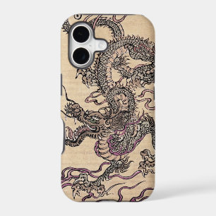 Vintage Japanese Dragon Fantasy Art iPhone Case