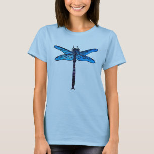 Vintage Japanese Dragonfly, sapphire blue T-Shirt