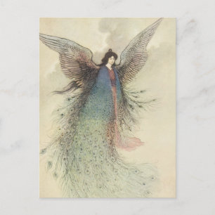 Vintage Japanese Fairy Tale, The Moon Maiden Postcard