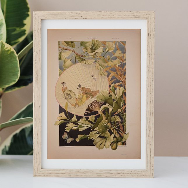 Vintage Japanese fan vintage wall art poster  (Creator Uploaded)