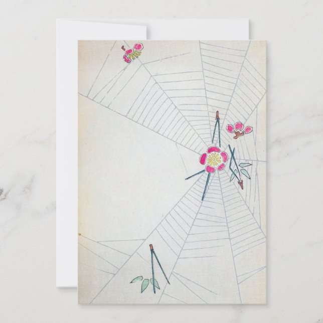 Vintage Japanese Fine Art Invitation (Front)