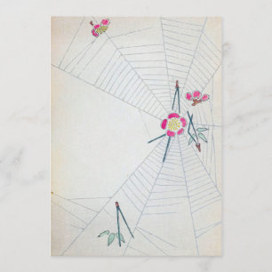 Vintage Japanese Fine Art Invitation