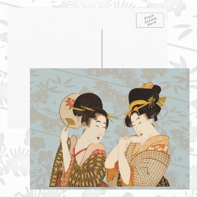 Vintage Japanese Geisha Girls in Kimonos Postcard (Creator Uploaded)