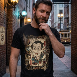Vintage Japanese Gothic Collage T-Shirt