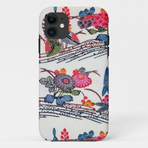 Vintage Japanese Kimono Textile (Bingata) iPhone 11 Case