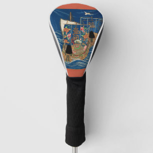 Vintage Japanese Lucky Treasure Ship G.A. Audsley Golf Head Cover