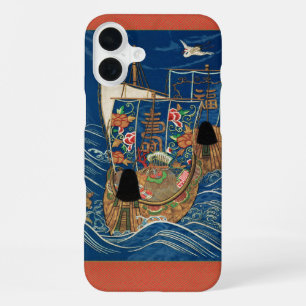 Vintage Japanese Lucky Treasure Ship G.A. Audsley iPhone 16 Plus Case