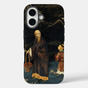 Vintage Japanese Monk and Child G.A. Audsley iPhone 16 Case