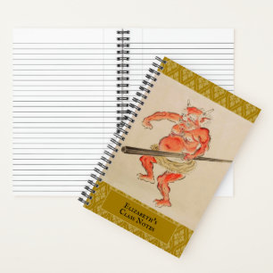 Vintage Japanese Oni School Notebook