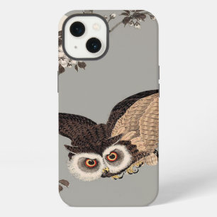 Vintage Japanese Owl Wood Print Artwork iPhone 13 Case