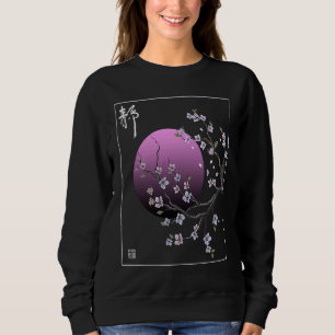 Vintage Japanese Sakura Cherry Blossom Sweatshirt