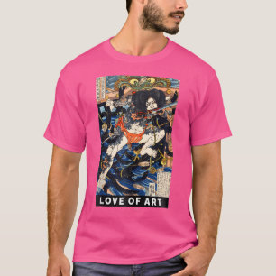 Vintage Japanese Samurai Punk Goth Streetwear Aest T-Shirt