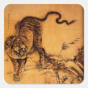 Vintage Japanese Tiger Stickers