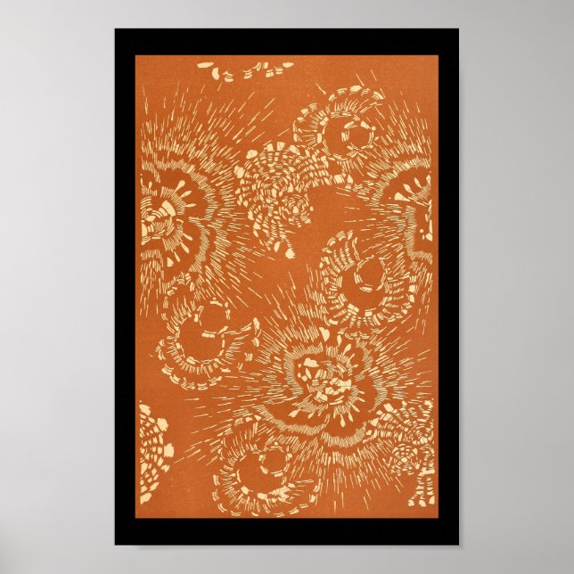 Vintage Japanese Wall Art Red (Front)