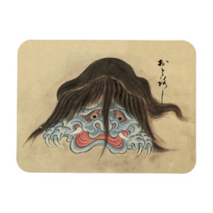 Vintage Japanese Yokai Otoroshi Magnet