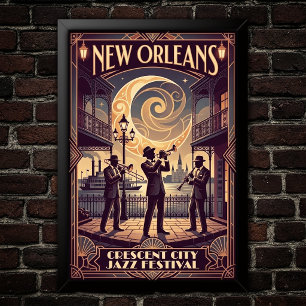 Vintage Jazz 1930s Art Poster