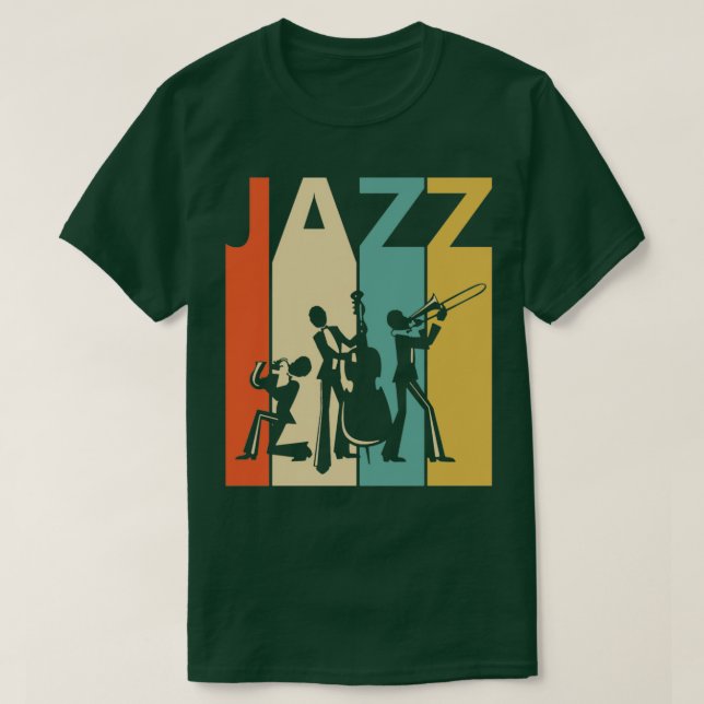 Vintage Jazz player gift T-Shirt (Design Front)
