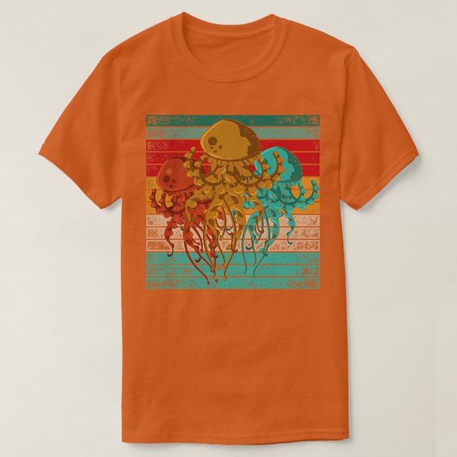 Vintage Jelly Fish T-Shirt (Design Front)