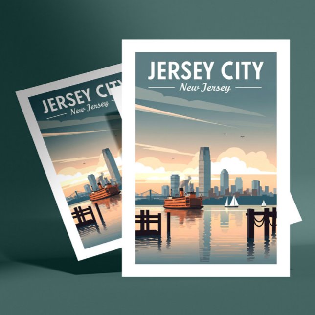 Vintage Jersey City New Jersey Postcard (Creator Uploaded)