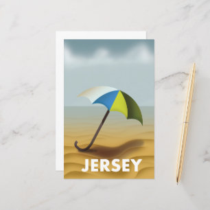 Vintage Jersey travel poster.