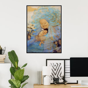 Vintage Jessie Wilcox Smith Do Unto Others Poster