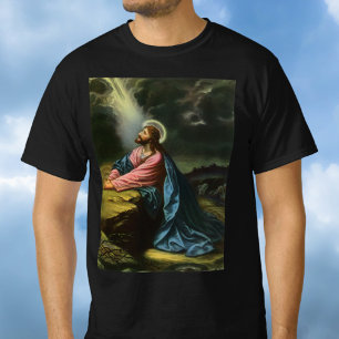 Vintage Jesus Christ Praying, Garden of Gethsemane T-Shirt