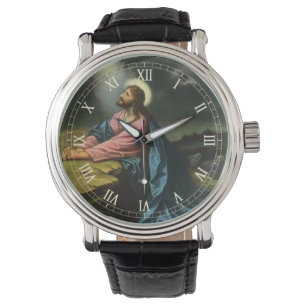 Vintage Jesus Christ Praying, Garden of Gethsemane Watch