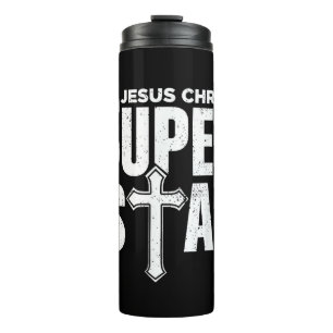 Vintage Jesus Christian Design Jesus Christ Super Thermal Tumbler