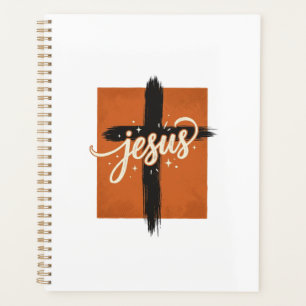 Vintage Jesus Cross Christian Shirt Design_1 Planner