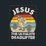 Vintage Jesus The Ultimate Deadlifter Funny Gym Bo Fleece Blanket<br><div class="desc">Vintage Jesus The Ultimate Deadlifter Funny Gym Bodybuliding</div>