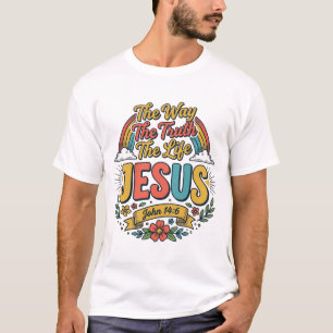 Vintage Jesus The Way Truth Life Shirt