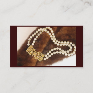 Vintage Jewellery Busines Card