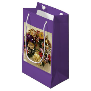 Vintage Jewellery & Gemstone Victorian Wreath Small Gift Bag