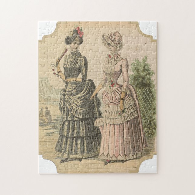 Vintage Jigsaw Puzzle (Vertical)
