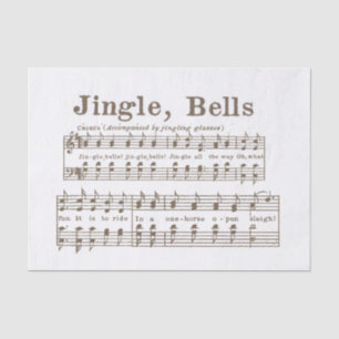 Vintage Jingle, Bells ! Sheet Music Chorus 1850