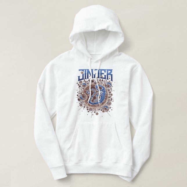 Vintage Jinjer Cemity Logo And Movie Hoodie (Design Front)